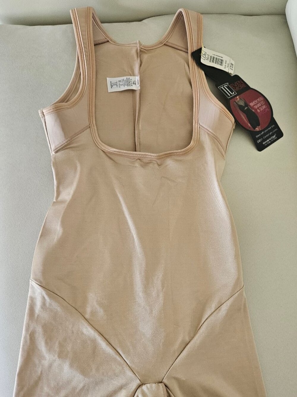 TC Fine Intimates Shapewear Thigh Slimming Torsette Nude Size M